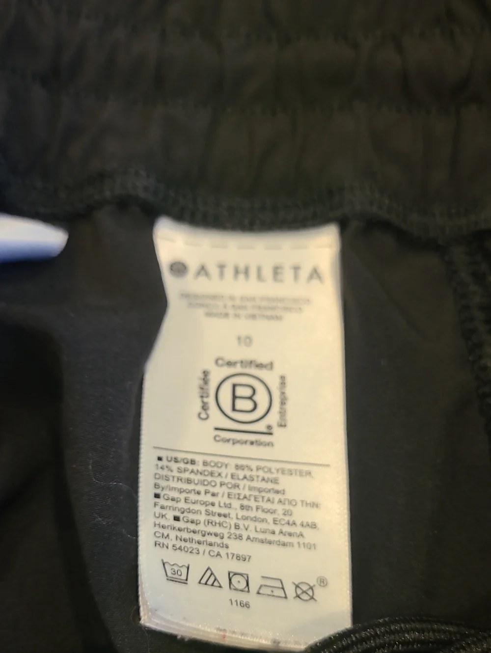 Athleta Go Travel Venture Pant Size 10 Black